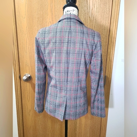 Gap Plaid Checkered Button Blazer - Picture 2 of 3